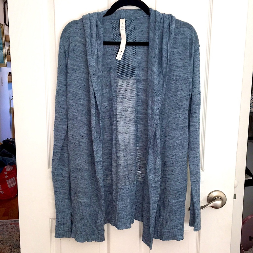 lululemon blue summer cardigan sweater - XS